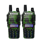 Комплект раций BAOFENG UV-82 2 штуки, TYPE-C, 8 Ватт (3 режима мощности), с гарнитурами, цвет зеленый Комплект раций BAOFENG UV-82 2 штуки, TYPE-C, 8 Ватт (3 режима мощности), с гарнитурами, цвет зеленый